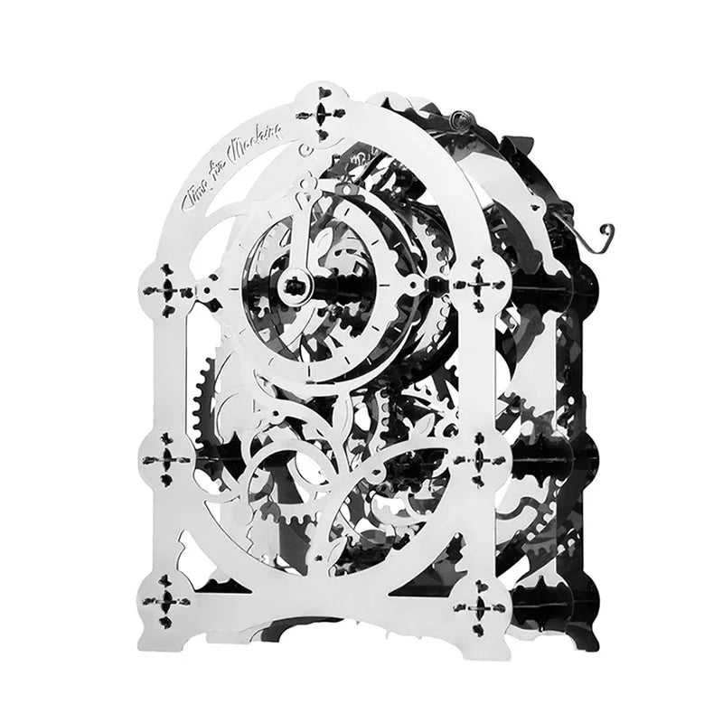 Steel Golem Mechanical Clock