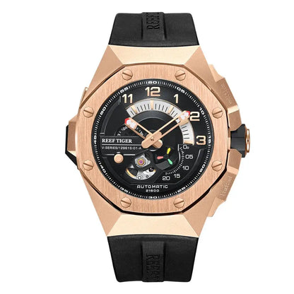 Luxury Rose Gold Automatic Men's Watch