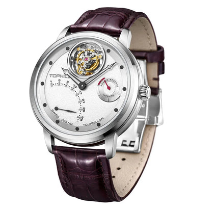 High Quality Men's Automatic Self Wind Tourbillon Watch