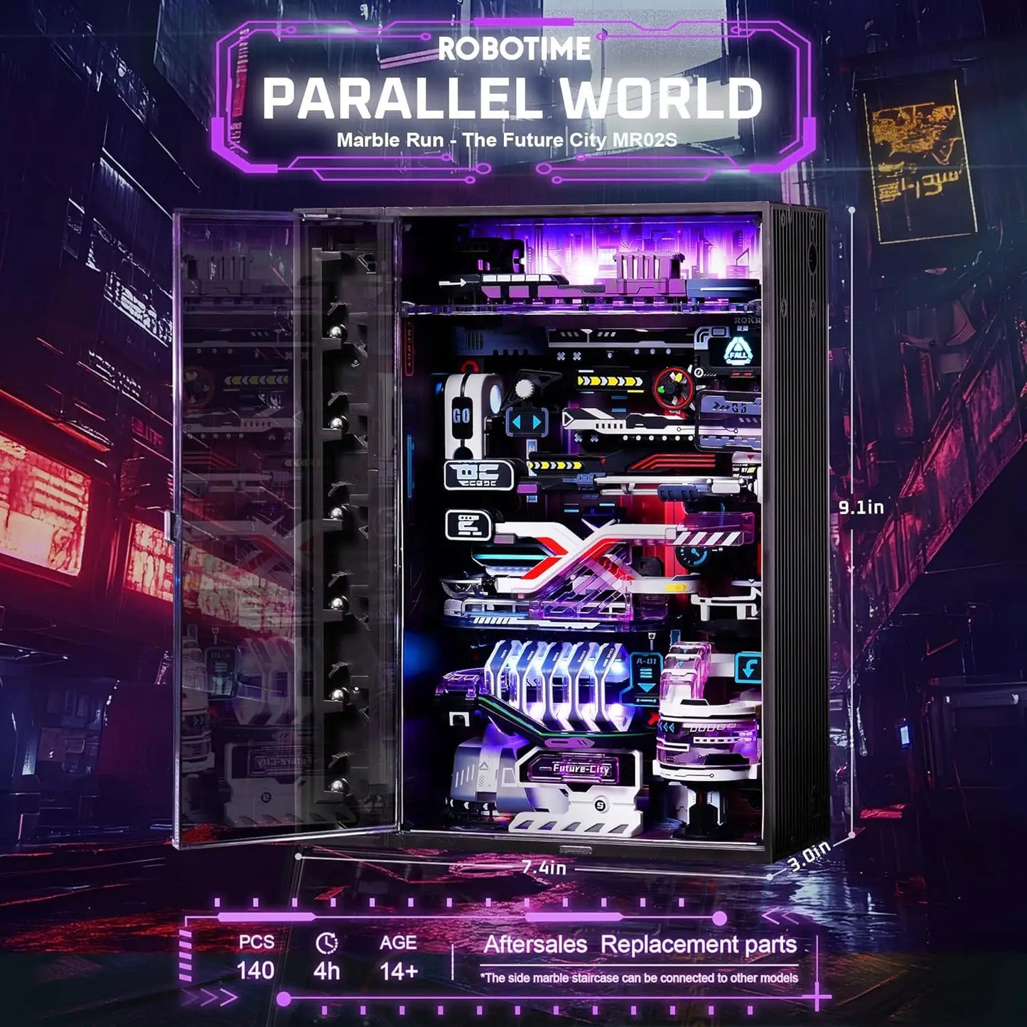 Electric LED Marble Run 3D Puzzle Model Kit