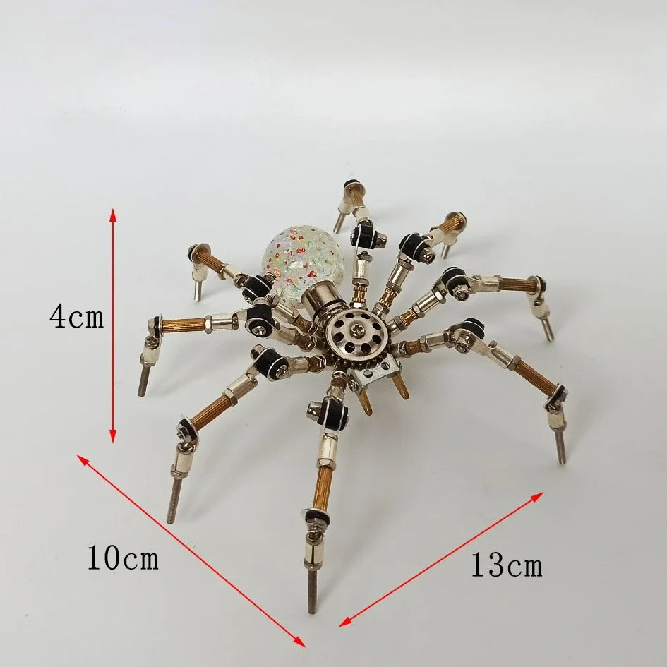 Handmade Metal Dragonfly Spider Mantis Model