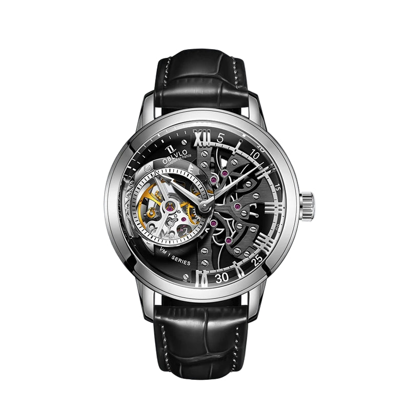 Retro Skeleton Automatic Men's Watch