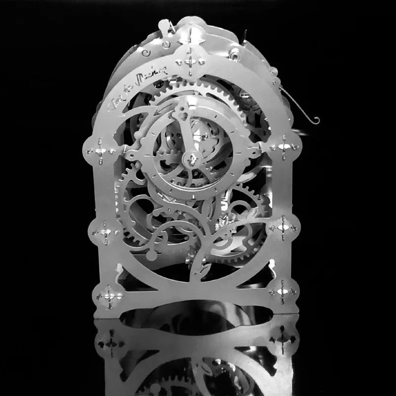 Steel Golem Mechanical Clock