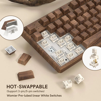 Mechanical Gaming Keyboard Backlit Side-Printed Keys