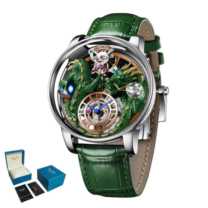 Diamond-Accented Tourbillon Men's Sapphire Watch