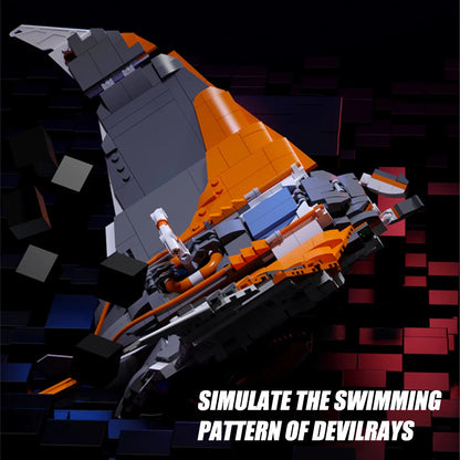 Deep Sea Devilray Mechanical Building Blocks Toy