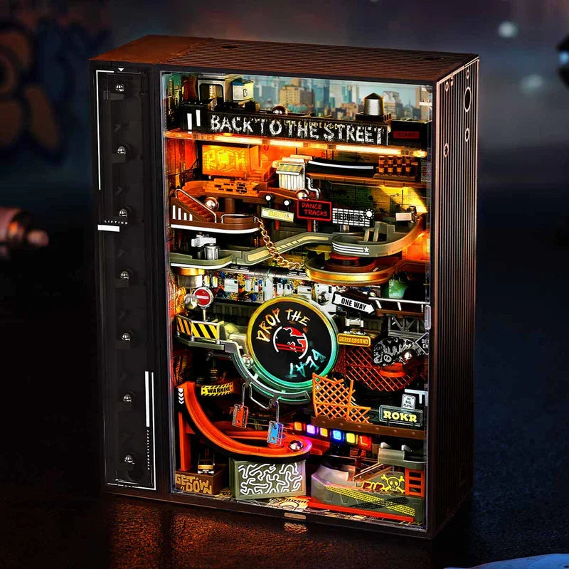 Mechanical Marble Run Brain Teaser