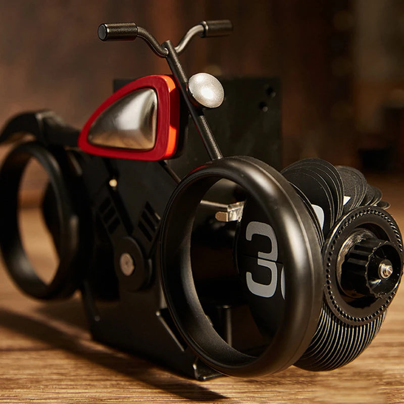Automatic Motorcycle Flip Down Clock