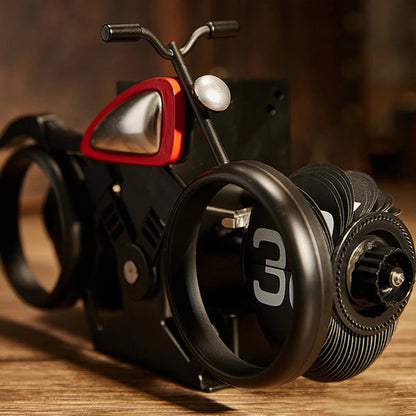 Automatic Motorcycle Flip Down Clock