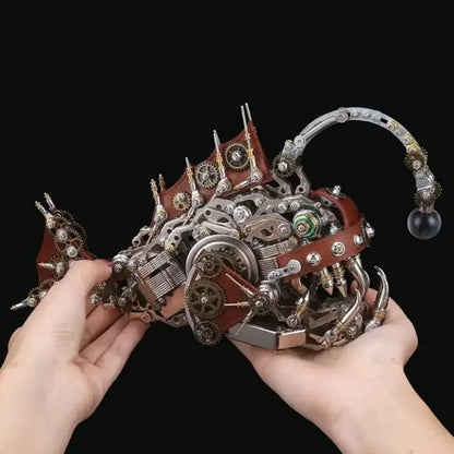 Steampunk Anglerfish 3D Metal Puzzle DIY Model Kit