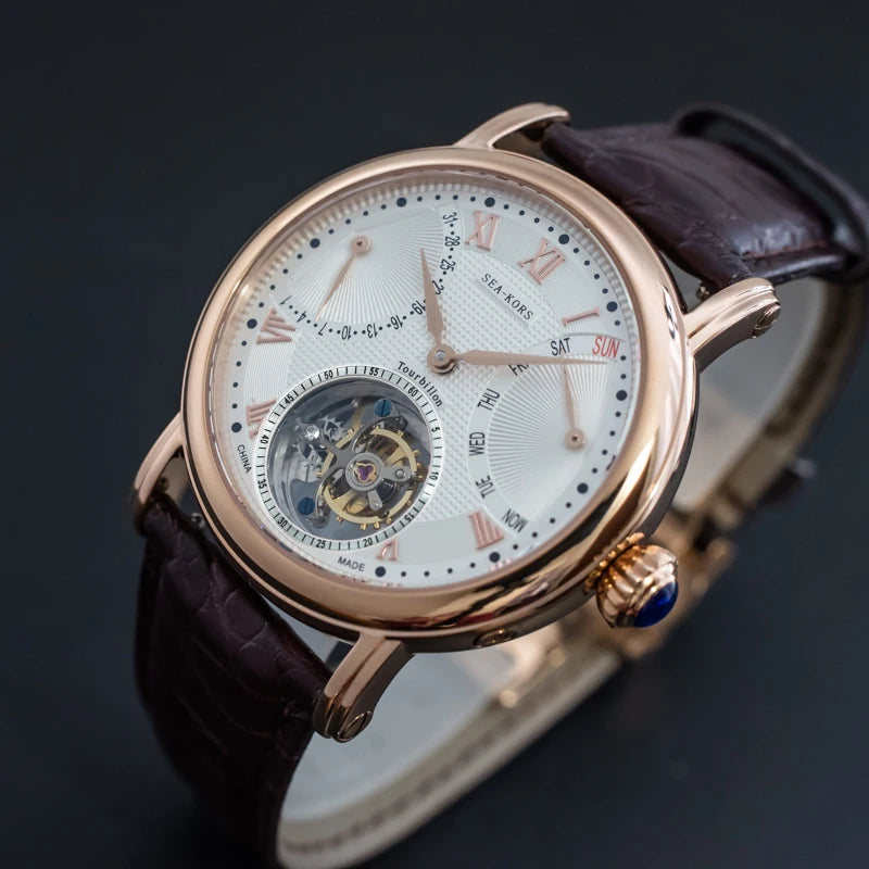 Luxury Seagull Tourbillon Watch for Men