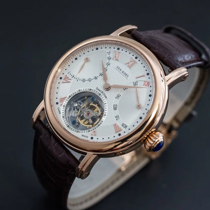 Luxury Seagull Tourbillon Watch for Men