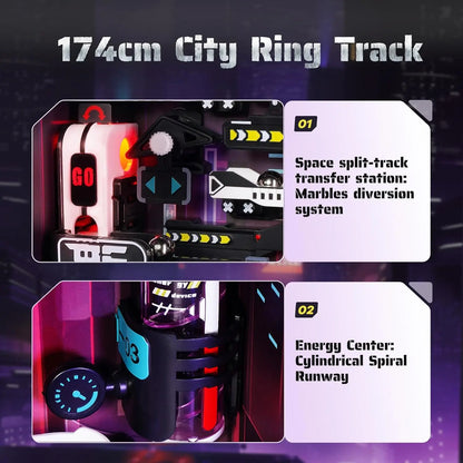 Electric LED Marble Run 3D Puzzle Model Kit