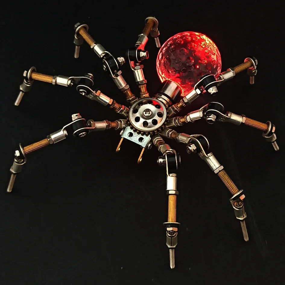 Handmade Metal Dragonfly Spider Mantis Model