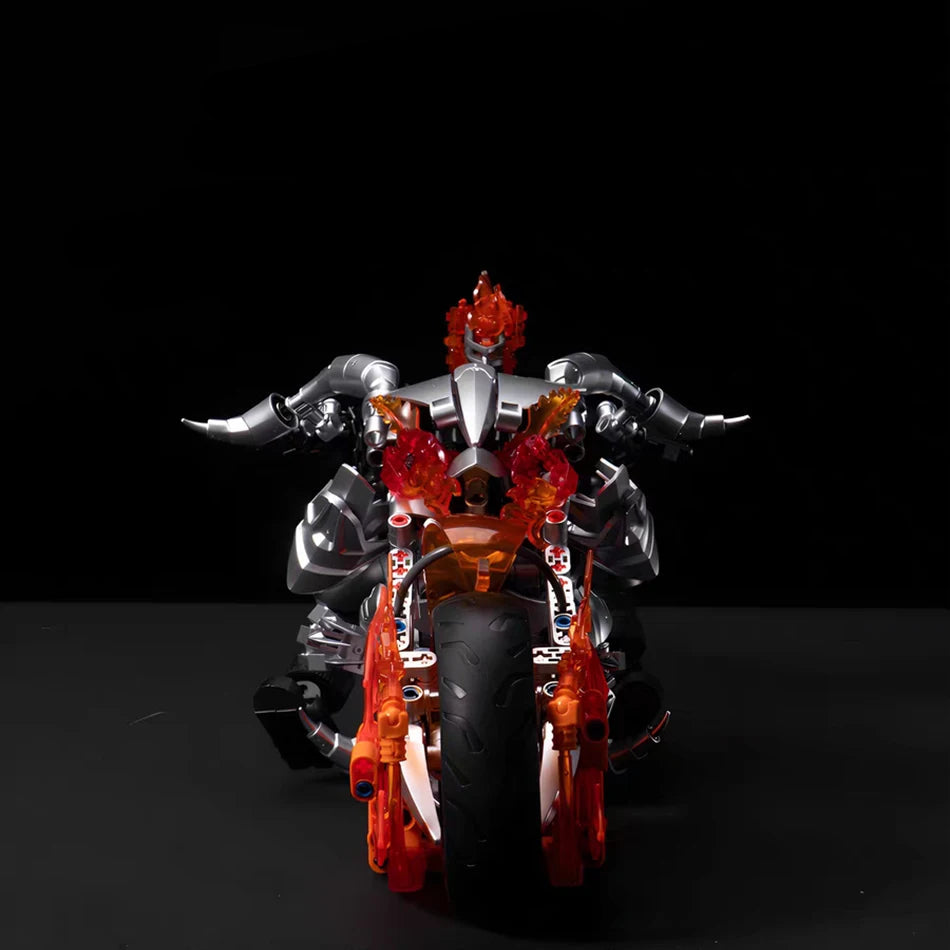 Super Hero Dark Rider Motorcycle Building Block Set