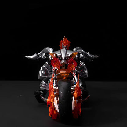 Super Hero Dark Rider Motorcycle Building Block Set