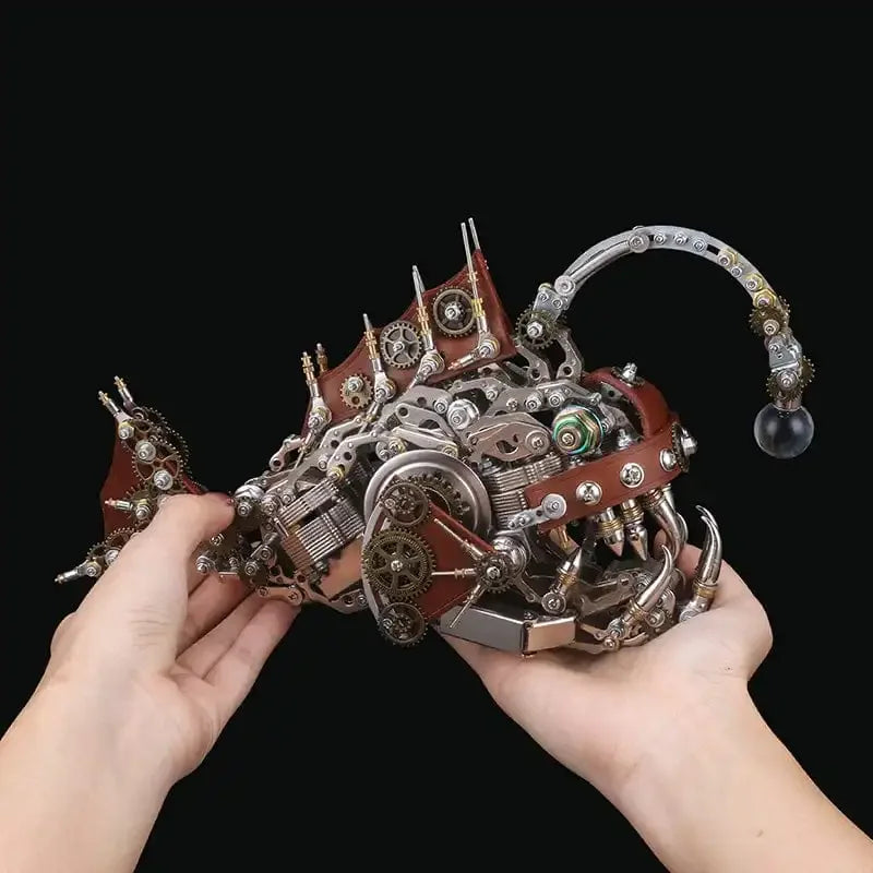 Steampunk Anglerfish 3D Metal Puzzle DIY Model Kit