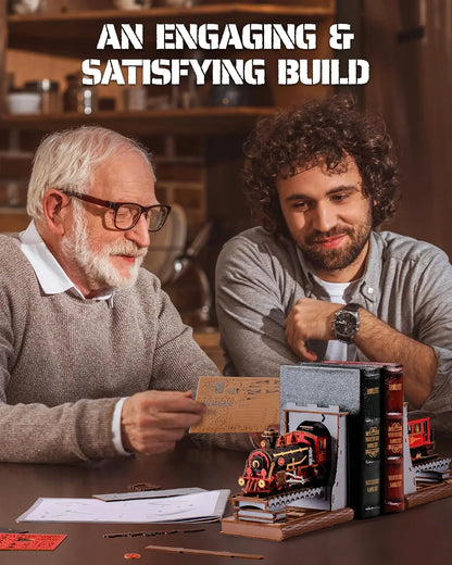 Rolife Century Train DIY Wooden Book Nook Kit