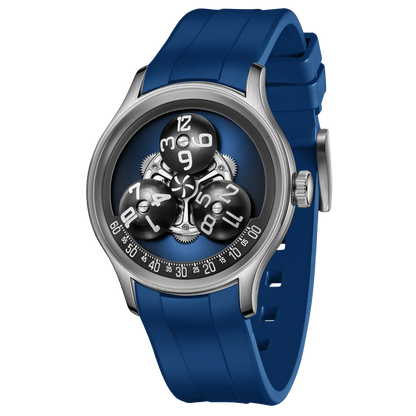 Super Luminous Trisome Planet Automatic Wristwatch