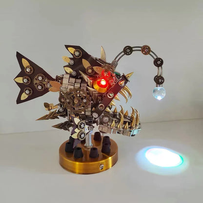 Steampunk Anglerfish 3D Metal Puzzle DIY Model Kit