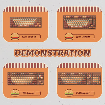 PBT Keycap Set for Mechanical Gaming Keyboard