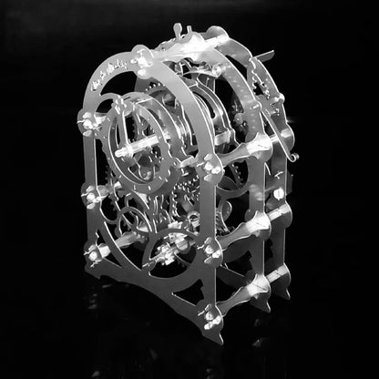 Steel Golem Mechanical Clock