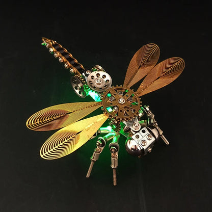 Handmade Metal Dragonfly Spider Mantis Model