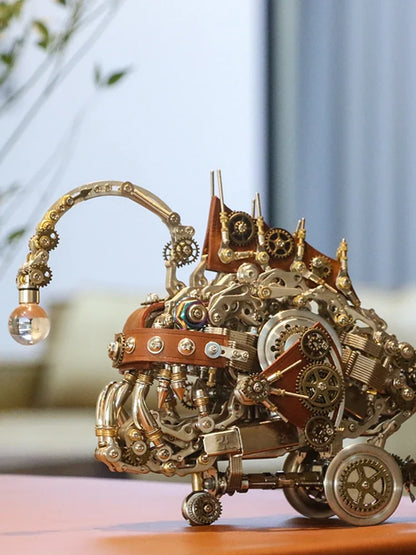 Steampunk Anglerfish 3D Metal Puzzle DIY Model Kit