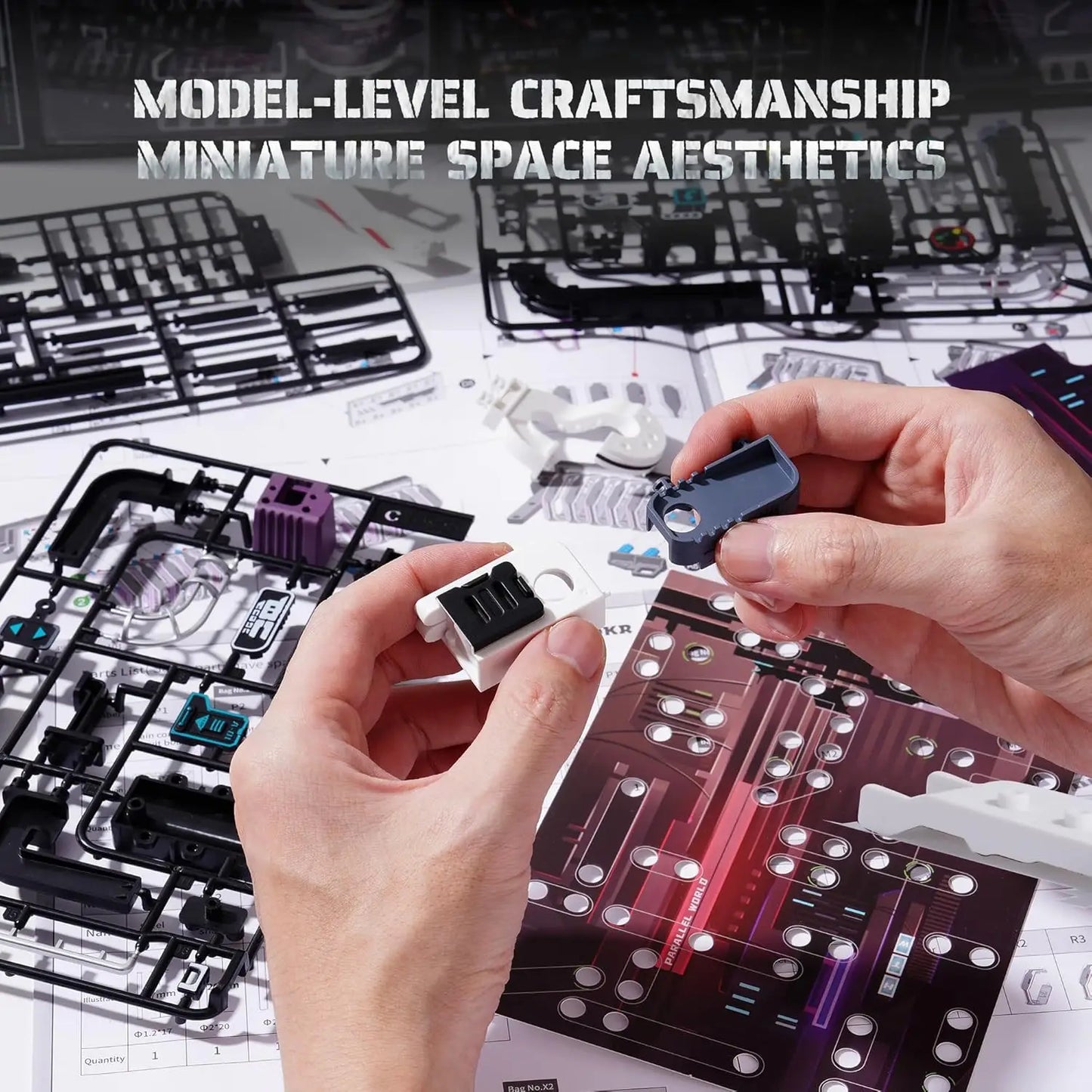 Electric LED Marble Run 3D Puzzle Model Kit