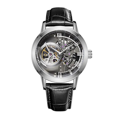 Men Mechanical Skeleton Wristwatch with Sapphire Glass
