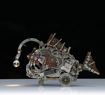Steampunk Anglerfish 3D Metal Puzzle DIY Model Kit