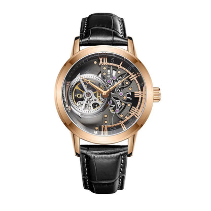 Men Mechanical Skeleton Wristwatch with Sapphire Glass
