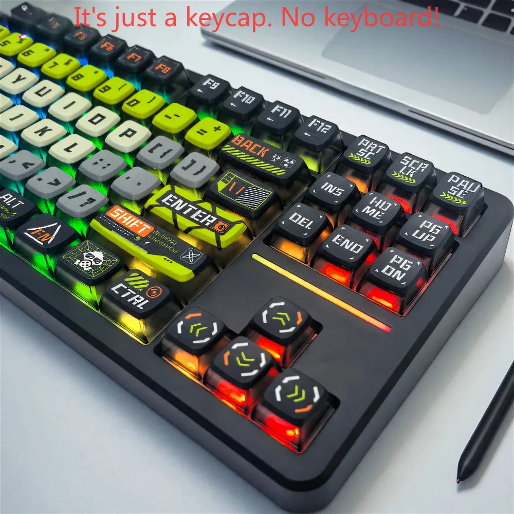 Doomsday Crossing PBT Keycap Set For MX Mechanical Keyboard