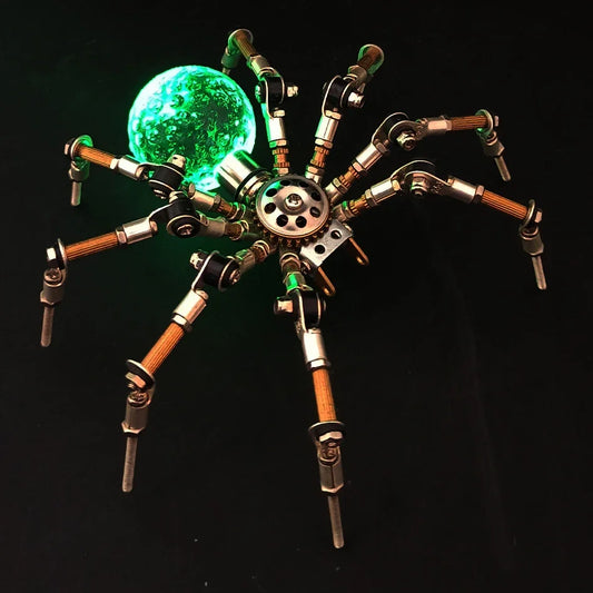 Handmade Metal Dragonfly Spider Mantis Model