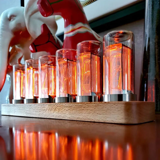 Amber Glow LED Digital Desk Clock