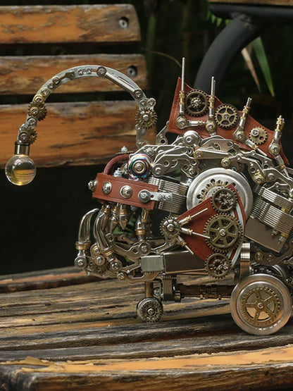 Steampunk Anglerfish 3D Metal Puzzle DIY Model Kit
