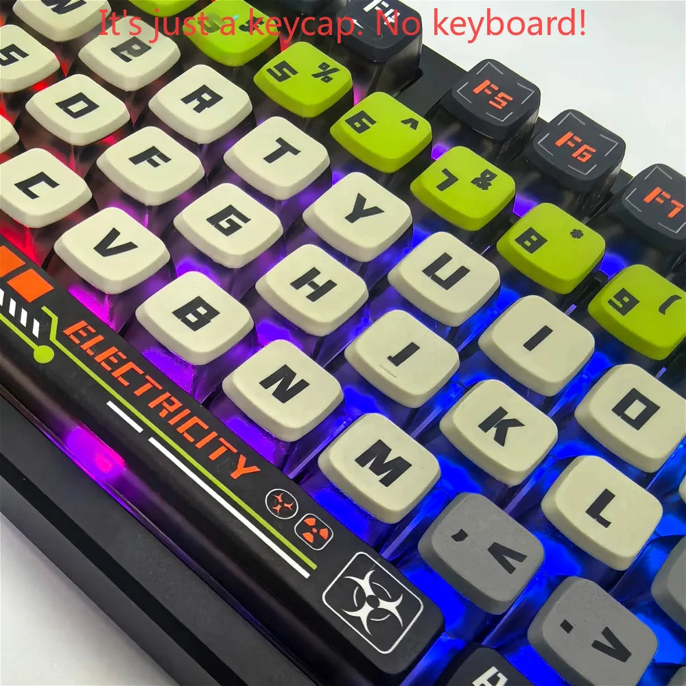 Doomsday Crossing PBT Keycap Set For MX Mechanical Keyboard