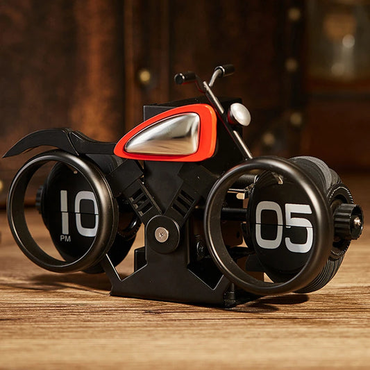 Automatic Motorcycle Flip Down Clock