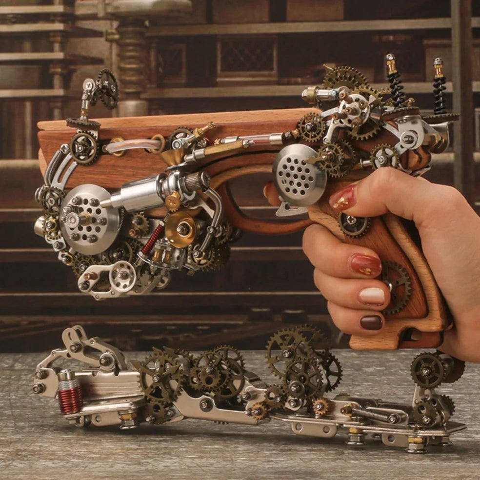 Metal Archimedes Crossbow Model Creative Building Toy