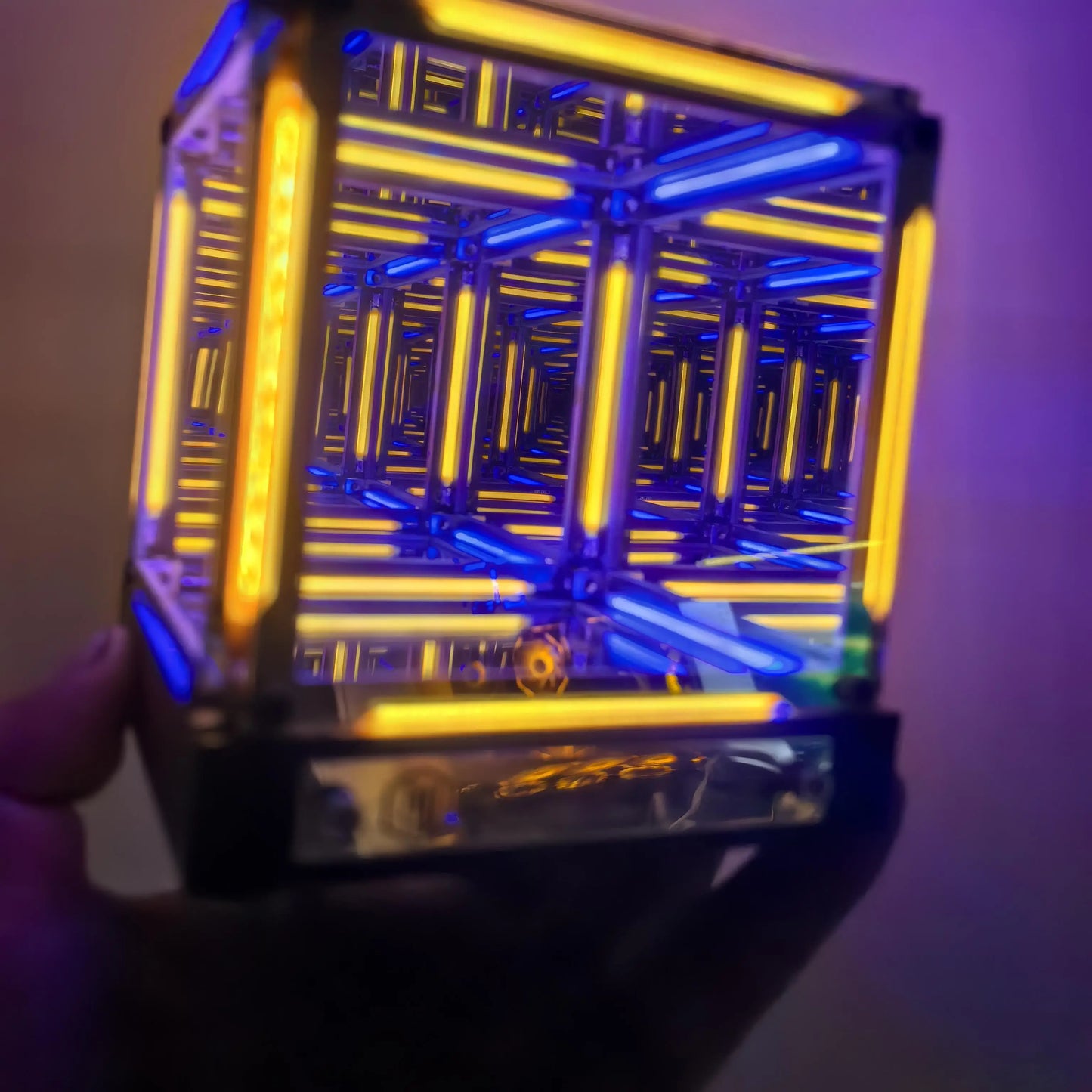 Electronic Desktop Light Cube