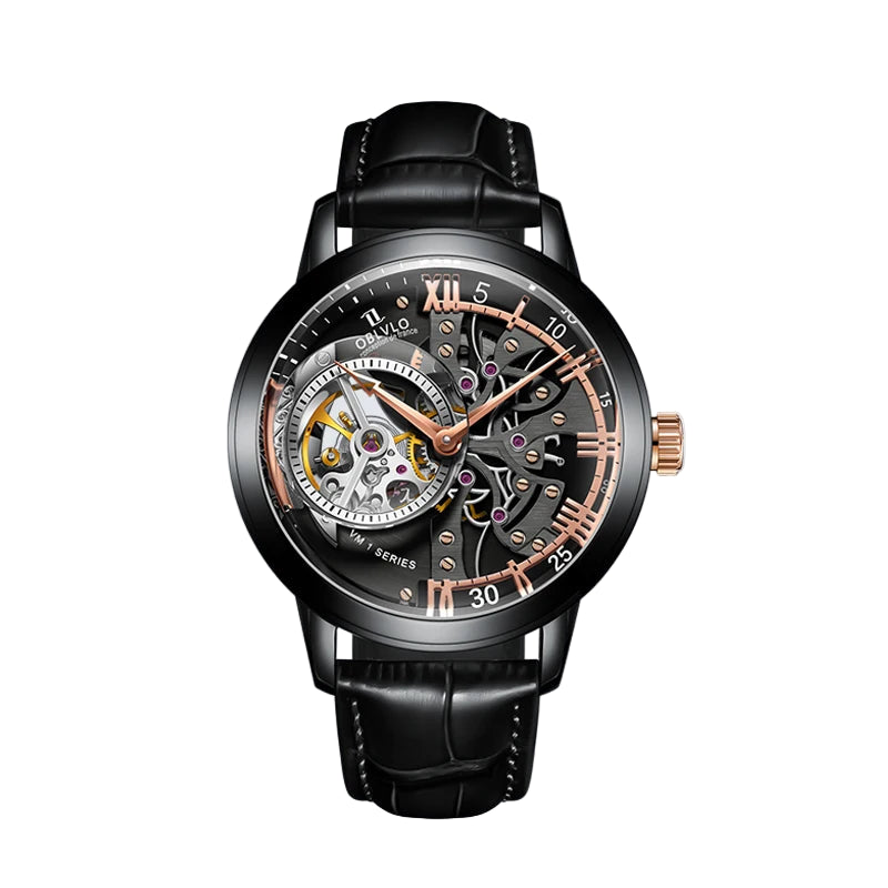 Retro Skeleton Automatic Men's Watch