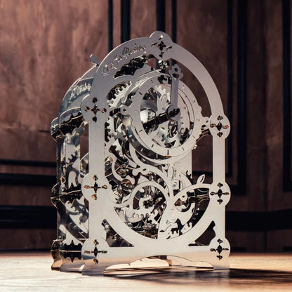 Steel Golem Mechanical Clock