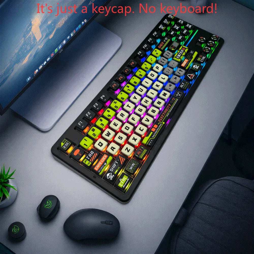 Doomsday Crossing PBT Keycap Set For MX Mechanical Keyboard