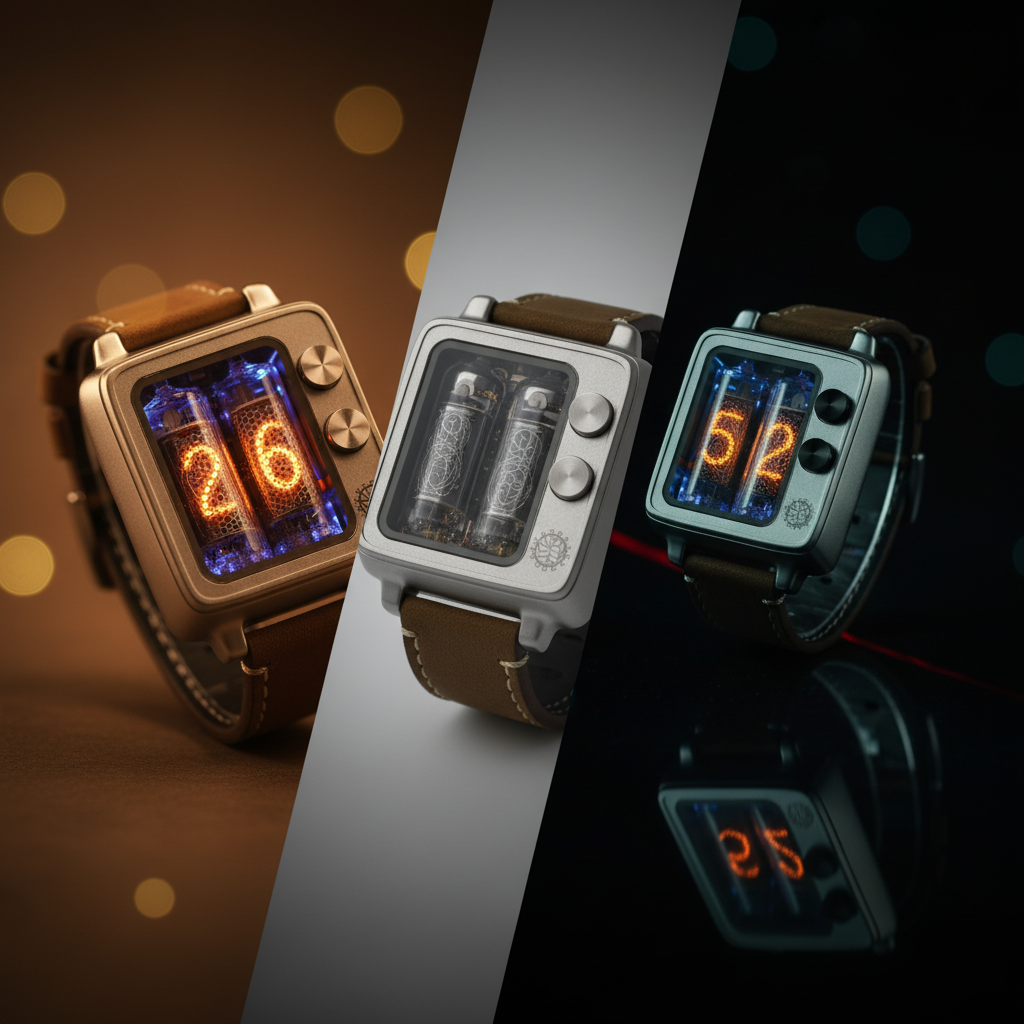 Cinematic Nixie Watch Banner
